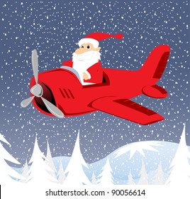 Santa With Airplane