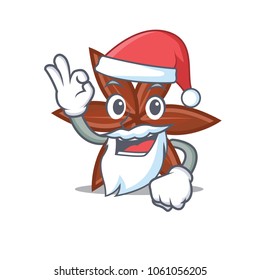 Santa anise mascot cartoon style