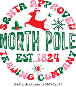 SANTA APPROVED NORTH POLE TRADING COMPANY 1824