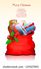 Santa bag eps10