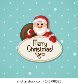 santa with bag of gifts