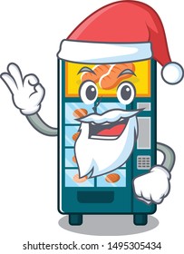 Santa bakery vending machine in the cartoon