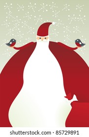 santa banner card