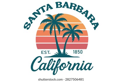 Santa barbara vector graphics file