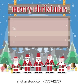 santa Bless people On important day
