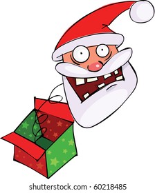 Santa in the box