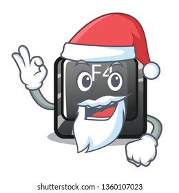 Santa button f4 on the mascot computer