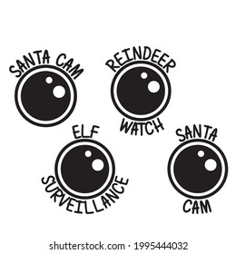santa cam logo inspirational positive quotes, motivational, typography, lettering design