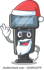 Santa camera flash with the a character