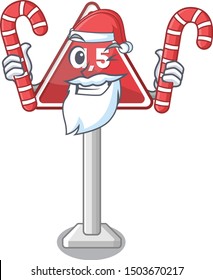Santa with candy toy height limit above mascot table