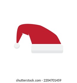Santa cap icon vector flat design eps 10