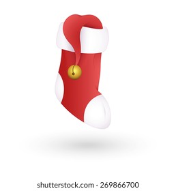 Santa Cap on Socks