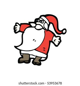 caricatura de santa