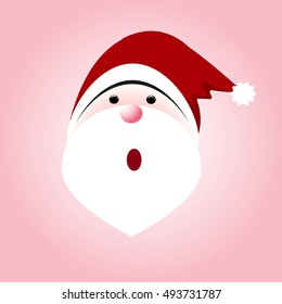 santa cartoon vector for christmas day