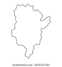 Santa Catarina municipality map, administrative division of Cape Verde. Vector illustration.