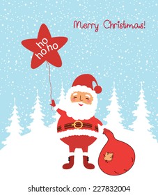 Santa Christmas card