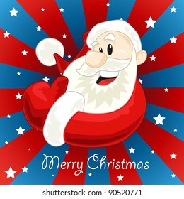 Santa Christmas card