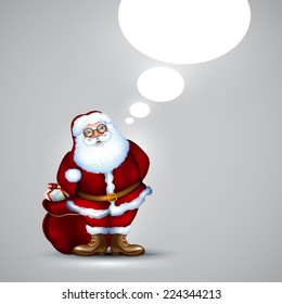 Santa christmas design