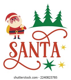 Santa For Christmas eps File