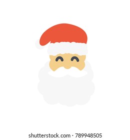 Santa christmas flat icon