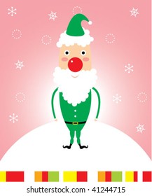 santa christmas greeting