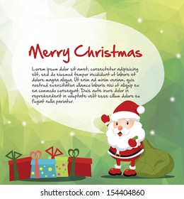 Santa and Christmas message