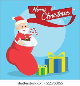 santa in christmas shock