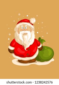 santa christmas snow