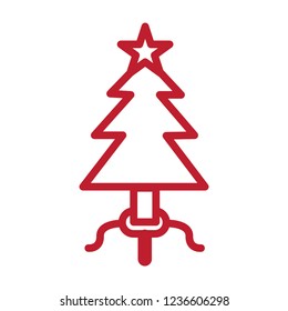 Santa Christmas Tree icon