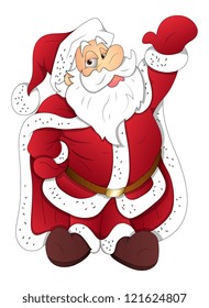 Santa - Christmas Vector Illustration