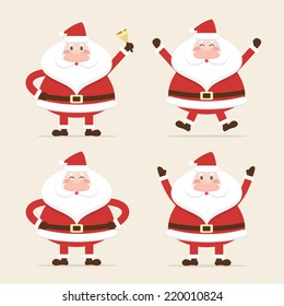 Santa Jump Stock Vector (Royalty Free) 119900644 | Shutterstock