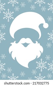 santa claus abstract design