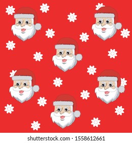 Santa claus background Vector illustrator