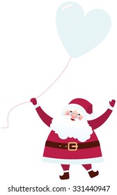 Santa Claus with balloon