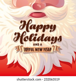 Santa Claus Beard Card