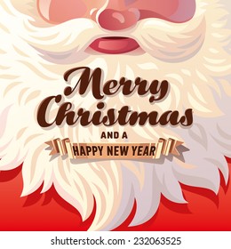 Santa Claus Beard Card