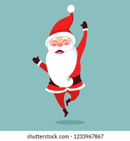 Santa Claus Bouncing, vector