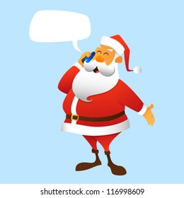 Llamadas de Santa Claus por teléfono móvil