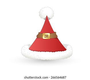 Santa Claus Cap Vector