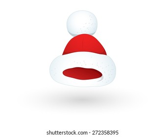 Santa Claus Cap Vector