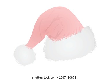 Weihnachtsmütze. Vektorgrafik