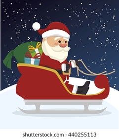 1,732 Santa carriage Stock Vectors, Images & Vector Art | Shutterstock