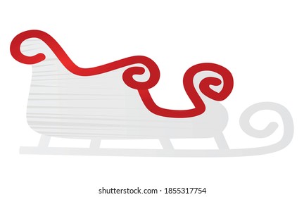 Santa Claus carriage. vector illustration