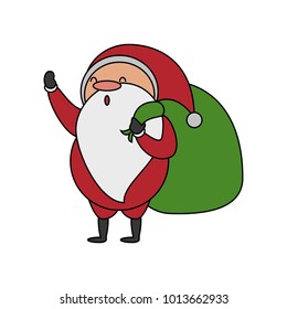 Santa claus cartoon