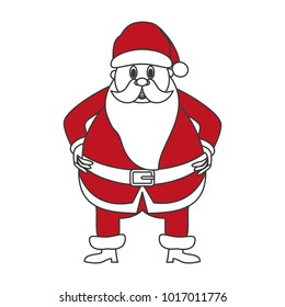 Santa claus cartoon