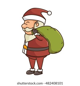 santa claus cartoon
