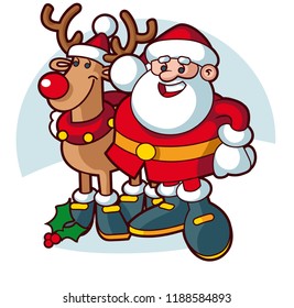 Santa Claus Cartoon Character