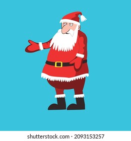 Santa Claus cartoon character for animation