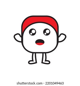 santa claus cartoon character vector doodle.