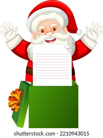 Dibujo vectorial del personaje de la caricatura de Santa Claus